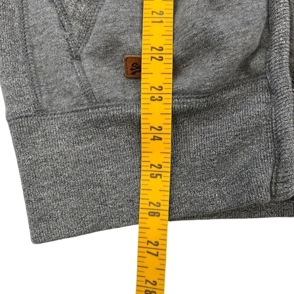 SuperDry Men's Core Applique Full Zip Hoodie Sweatshirt Gray Small - Picture 13 of 13
